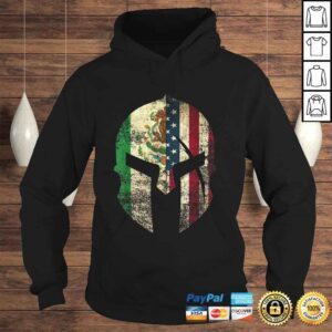 Hoodie Mexican American Spartan Helmet Chicano Pride Shirt