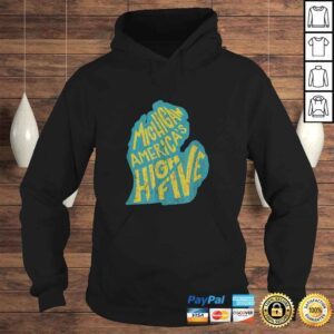 Hoodie Michigan Americas High Five Shirt Vintage Distressed