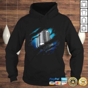 Hoodie Microphone in me design Musicdesign TShirt Gift