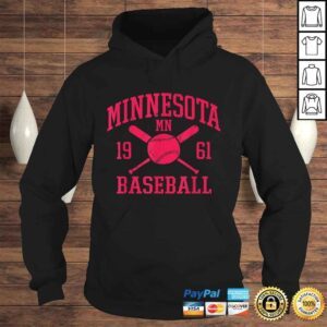 Hoodie Minnesota Baseball Minneapolis Vintage Twin City Retro Shirt