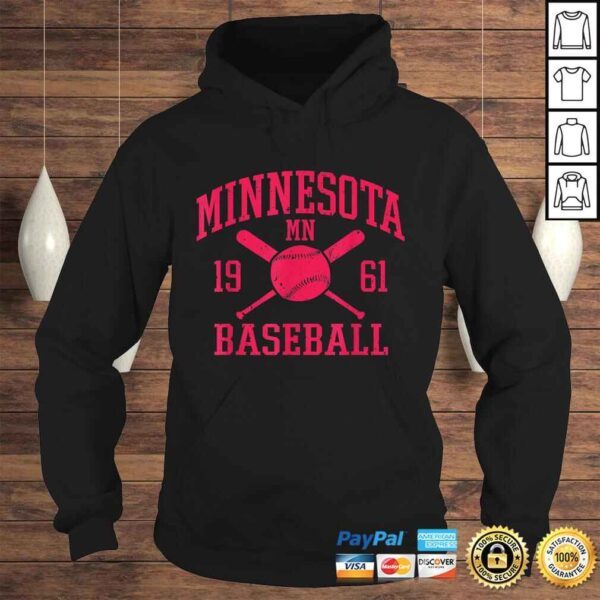 Minnesota Baseball Minneapolis Vintage Twin City Retro Shirt - Image 4