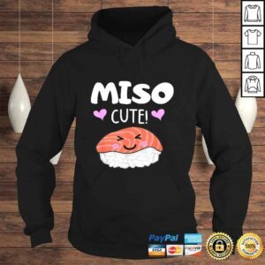 Hoodie Miso Cute Sushi Kawaii Sushi Japanese Food Fan VNeck TShirt