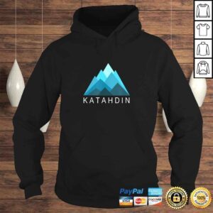 Hoodie Mount Katahdin Maine Mountain Hiking Tee TShirt