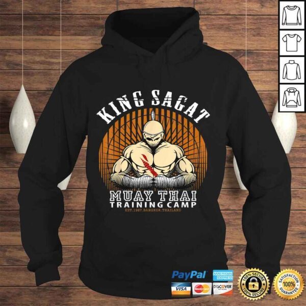 Muay Thai boxing training Gym - Sagat Training Camp T-shirt - Image 4