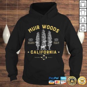 Hoodie Muir Woods National Monument Shirt California Redwood Park