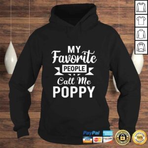 Hoodie My Favorite People Call Me Poppy Christmas Gift TShirt