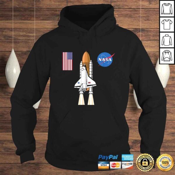 NASA Atlantis Space RockeShirt - Image 4