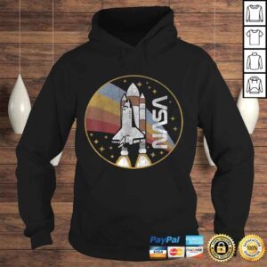 Hoodie NASA Shuttle Launch With Rainbow C1 Shirt