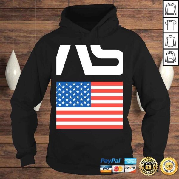 NASA Worm Logo With American Flag Pullover Hoodie - Image 4