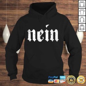 Hoodie Nein Shirt German No Funny kids Saying Germany Vintage Tee