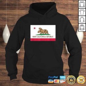 Hoodie New California Republic NCR Flag TShirt