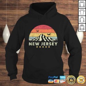 Hoodie New Jersey Shirt Retro Style NJ USA TShirt