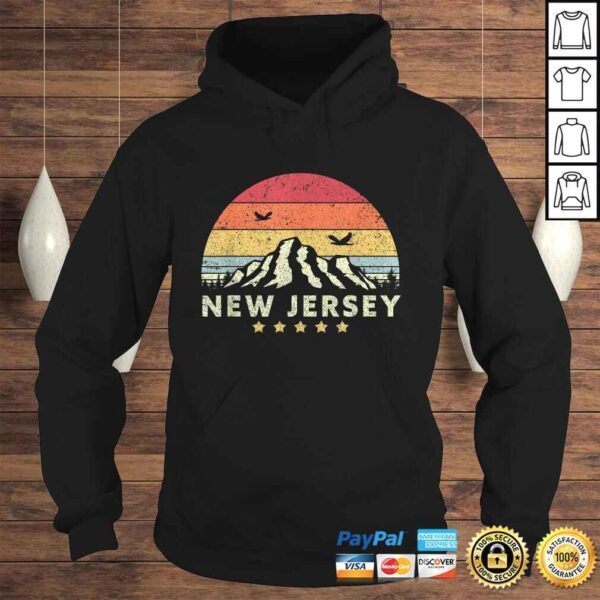 New Jersey Shirt. Retro Style NJ, USA TShirt - Image 4