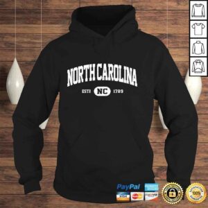 Hoodie North Carolina SweaShirt Retro Vintage N Carolina Hoodie NC