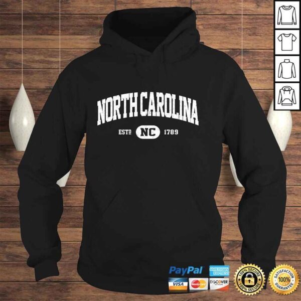 North Carolina SweaShirt Retro Vintage N Carolina Hoodie NC - Image 4