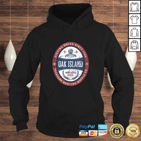 Oak Island Treasure Hunting Retro Templar Knight Treasure Gi TShirt - Image 4