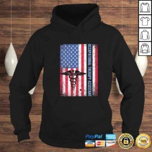 Hoodie Occupational Therapy Assistant Gift OTA Vintage US Flag TShirt Gift