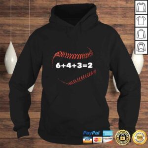 Hoodie Official 6432 Double Play Baseball Player Gift Baseball Saying TShirt