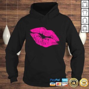 Hoodie Official 80s Hot Pink Lips TShirt