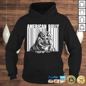 Hoodie Official American Bully Lucky Luciano Barcode Pit Bull Tee Shirt