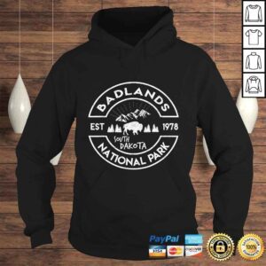 Hoodie Official Badlands National Park Retro Hiking Vintage South Dakota Shirt