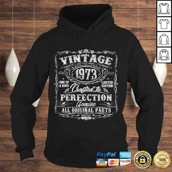 Official Classic 47th birthday gift Vintage 1973 Shirt for men women TShirt - Image 4