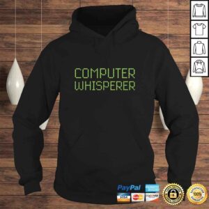 Hoodie Official Computer Whisperer Funny IT Tech Support Nerd Geek Shirt