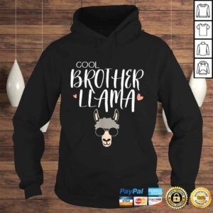 Hoodie Official Cool Brother Llama Funny Llama Family Matching Shirt