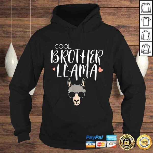 Official Cool Brother Llama Funny Llama Family Matching Shirt - Image 4