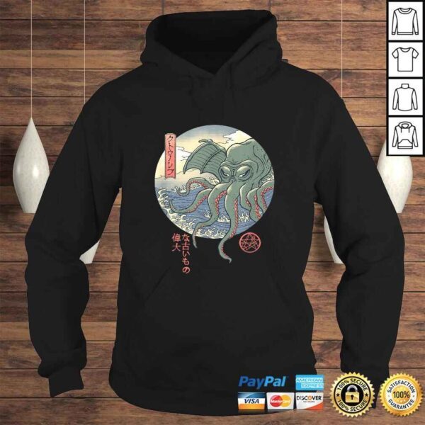 Official Cthulhu Ukiyo-e Shirt - Image 4