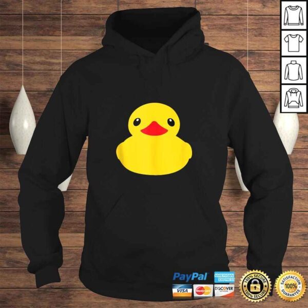 Official Cute Duck Shirt - Yellow Rubber Ducky Emoji Shirt - Image 4