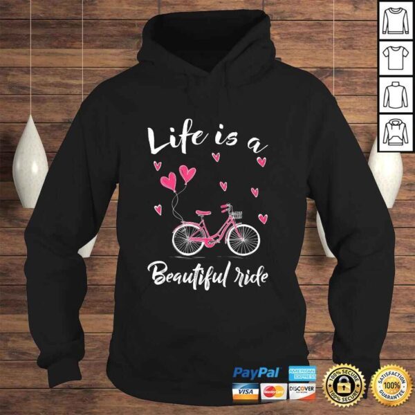 Official Cycling Life Is A Beautiful Ride Bicycle Gift Top - Image 4