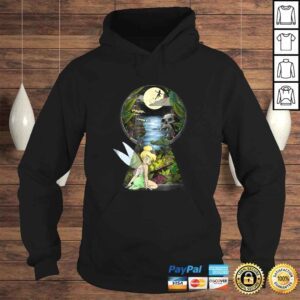 Hoodie Official Disney Peter Pan Tinkerbell Keyhole Graphic Shirt