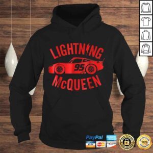 Hoodie Official Disney Pixar Cars Lightning McQueen Vintage Graphic Shirt