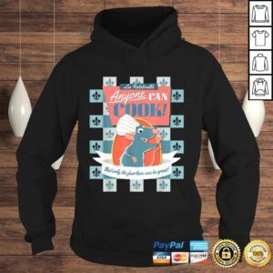 Hoodie Official Disney Pixar Ratatouille Remy Anyone Can Cook Poster TShirt Gift