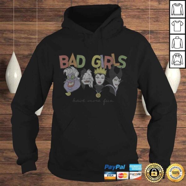 Official Disney Princess Villains Bad Girls Have More Fun TShirt - Image 4