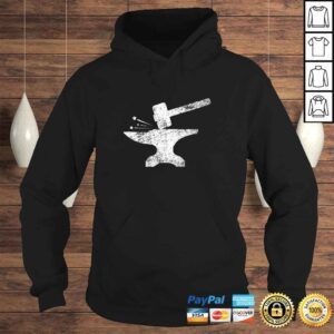 Hoodie Official Distressed Vintage Blacksmith Striking Shirt