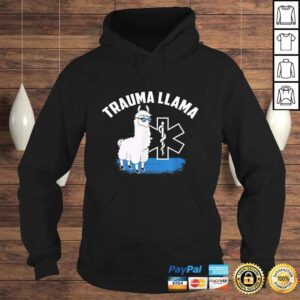 Hoodie Official EMT Trauma Llama Apparel Trauma LLama Gift Idea Shirt