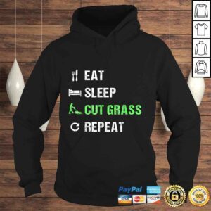 Hoodie Official Eat Sleep Cut Grass RepeaShirt Funny Landscaper TShirt