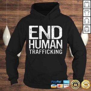 Hoodie Official End Human Trafficking TShirt 1