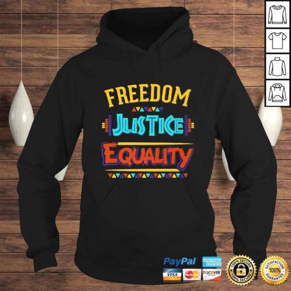 Official Freedom Justice Equality Funny Vintage Motivational Gifts Gift Top - Image 4