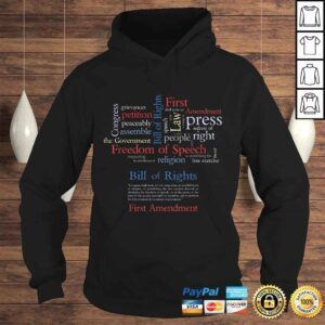 Hoodie Official Freedom of Speech 1st AmendmenTee TShirt