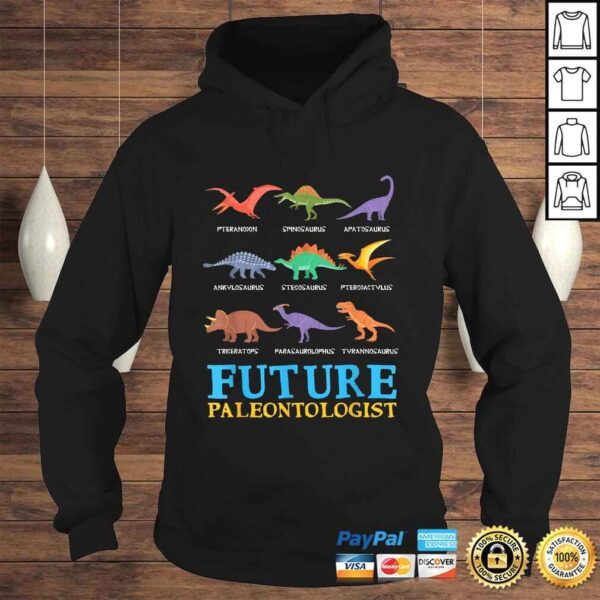 Official Future Paleontologist Paleontology Dinosaurs Lover TShirt Gift - Image 4