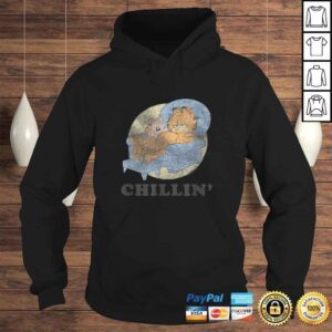 Hoodie Official Garfield Chillin Tee TShirt