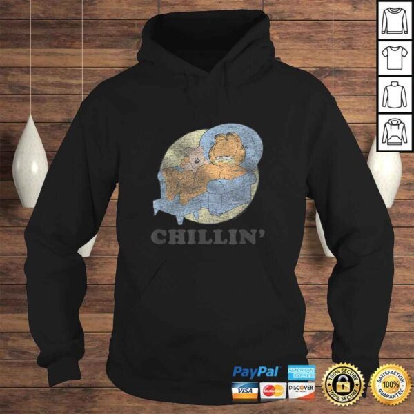 Official Garfield Chillin' Tee T-Shirt - Image 4