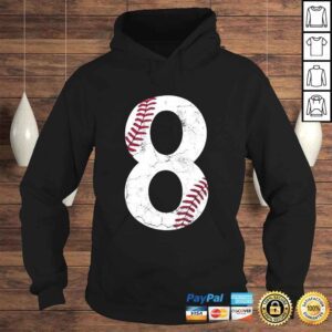 Hoodie Official Happy Birthday 8th 8 Year Old Baseball Gift Boys Eight 2012 Tee TShirt