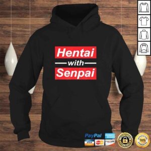 Hoodie Official Hentai With Senpai Japanese Anime Manga Cute TShirt Gift