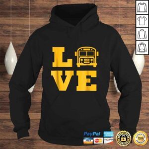 Hoodie Official I Love School Buses Shirt School Bus Lovers Tee TShirt