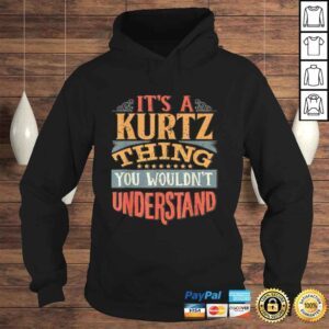 Hoodie Official Its A Kurtz Thing You Wouldnt Understand VNeck TShirt