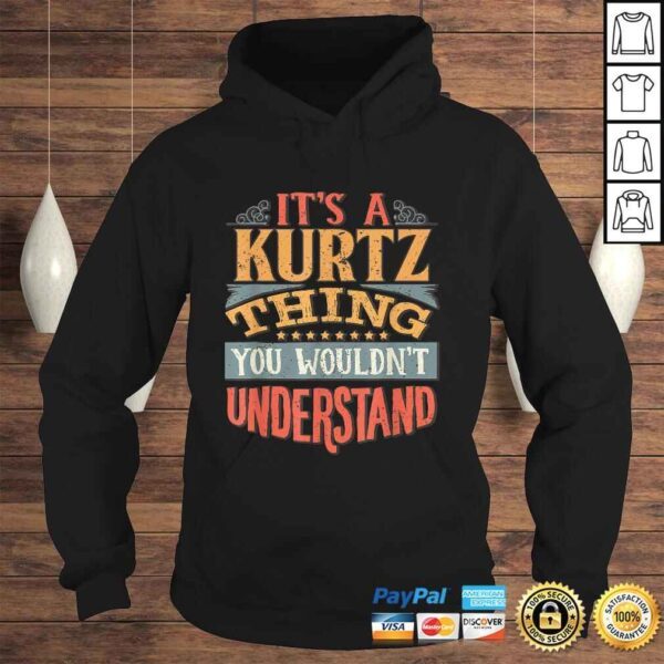 Official It's A Kurtz Thing You Wouldn't Understand V-Neck T-Shirt - Image 4